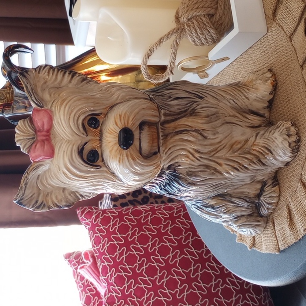 David's cookie yorkie female cookie jar